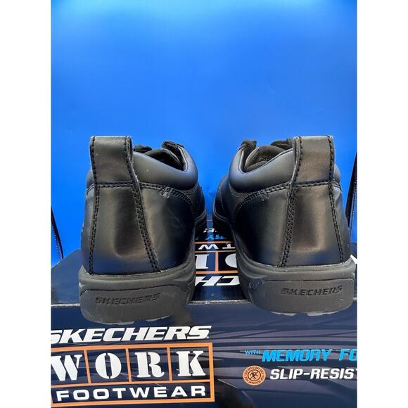 SKECHERS WORK Men\'s Cottonwood Cantix Soft Toe EH Slip Resistant Shoe Blk Sz 13 main image 2